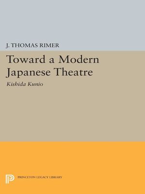 cover image of Toward a Modern Japanese Theatre